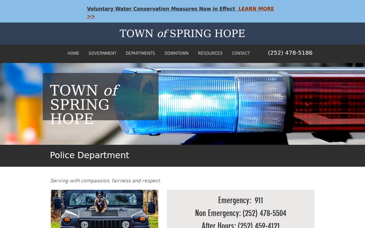 Nash County traffic ticket Spring Hope police source